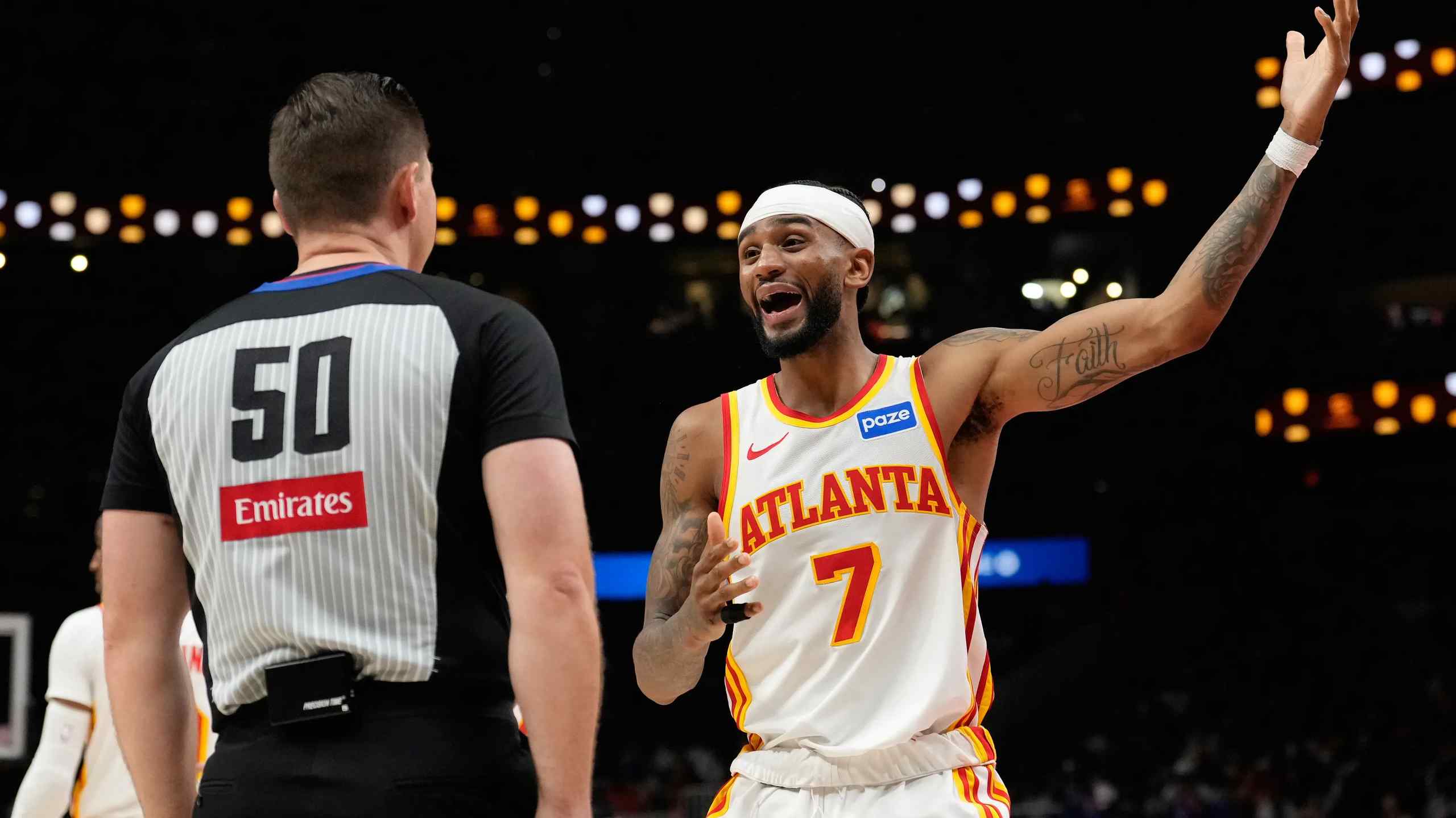 A photo from a basketball game